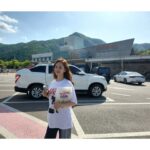 Oh Na-ra Instagram - 촬영도 잘 끝내고, 휴게소에서 득템하고, 달달한 아이스 먹음서 천천히 집에 돌아오는길. #춘천날씨는맑음🌞