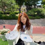 Oh Na-ra Instagram - 2달전에 만든 #핸드메이드 그릇 드디어 오늘 만났어요. #뿌듯해☺️ #이뿌다💕