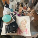 Olivia Cooke Instagram - thank you @alipirzadeh and @babskymakeup for not only making me look ting but for teaching me how to pose and most importantly swisssssh xxxxxxxxx