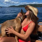 Olivia Giannulli Instagram - 3 on 3/3 2023!! golden bday for the most special thing on planet earth. i love my dog more than most (all) humans i’ve met. he’s the best biggest baby and brings so much love and joy to my life. 🎂💙🎂