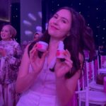 Olivia Jensen Instagram – All Wonder woman at @wonderish.id Serum & Moisturizer launch finally its here 💕 Todays color was so lovely ✨ congrats to @_irishbella_ for making this all happened ✨