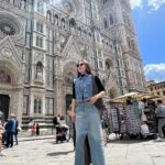 Olivia Jensen Instagram – Hello Piazza Duomo Florence 🇮🇹✨ The town of Italian leathers 👠 Mamamia!