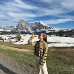 Olivia Jensen Instagram - Pinch me moment! Is this real 😍 Akhirnya kesampaian ke Dolomites World Unesco Heritage 🏔 Hadiah bday terindahhh 🏔💕 @sabjensen Thankyou for making this happened @bintangby