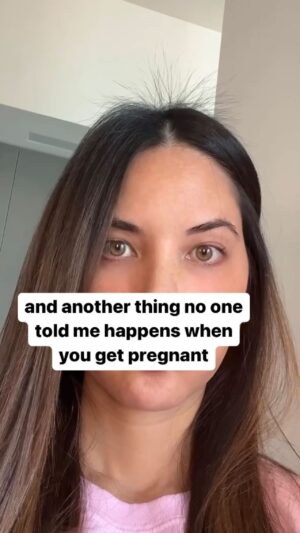 Olivia Munn Instagram - so much hair loss that when it grows back you look like a rooster 🐓