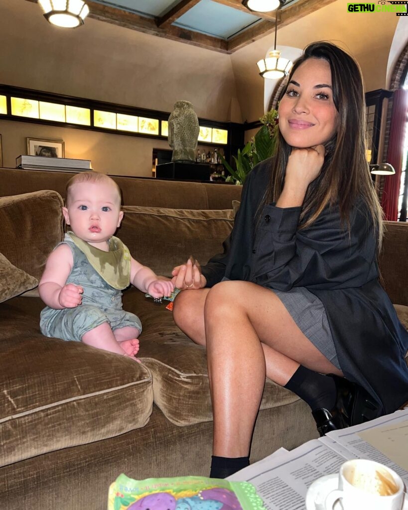 Olivia Munn Instagram - Going through all my pics because Malcolm turns 1 next week! 🫣 Here we are in July, when he first started drooling nonstop and I got a spray tan.