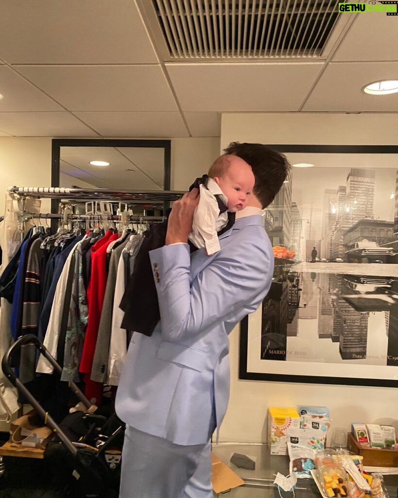 Olivia Munn Instagram - Malcolm visited SNL Thursday afternoon. Here he is looking like your uncle being carried out of a wedding because he went too hard.
