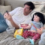 Olivia Munn Instagram – Halloween last year… Malcolm as my mom.
Sunflower seeds everywhere ✅ 
Crazy long Slim Jims ✅
Snacks snacks snacks ✅✅✅
Always on her phone ✅