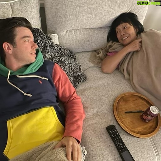 Olivia Munn Instagram - Halloween last year… Malcolm as my mom. Sunflower seeds everywhere ✅ Crazy long Slim Jims ✅ Snacks snacks snacks ✅✅✅ Always on her phone ✅