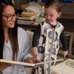 Olivia Munn Instagram – Thank you @aliwong for our First 100 Mandarin Words book! Malcolm loves it! 🏮📖