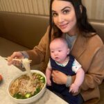 Olivia Munn Instagram - Crazy phở you 🍜. Malcolm goes to his first restaurant.