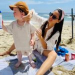 Olivia Munn Instagram - It takes two adults to put sunscreen on one toddler. And we didn’t even do a good job.