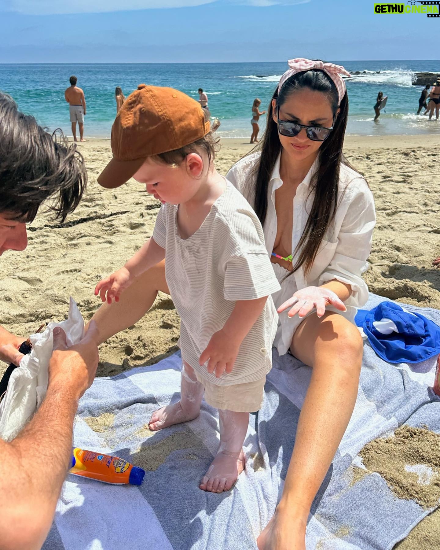 Olivia Munn Instagram - It takes two adults to put sunscreen on one toddler. And we didn’t even do a good job.