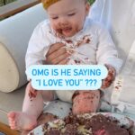 Olivia Munn Instagram - I posted this in a carousel and then someone commented that they heard him say “I love you” and that is the first time I heard it too! Could it be??? 🤟🏼
