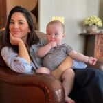 Olivia Munn Instagram - He *might* be getting my dimple 🧐