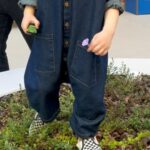 Olivia Munn Instagram – my love my heart my greatest joy wrapped up in a denim jumpsuit