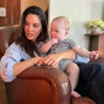 Olivia Munn Instagram - He *might* be getting my dimple 🧐