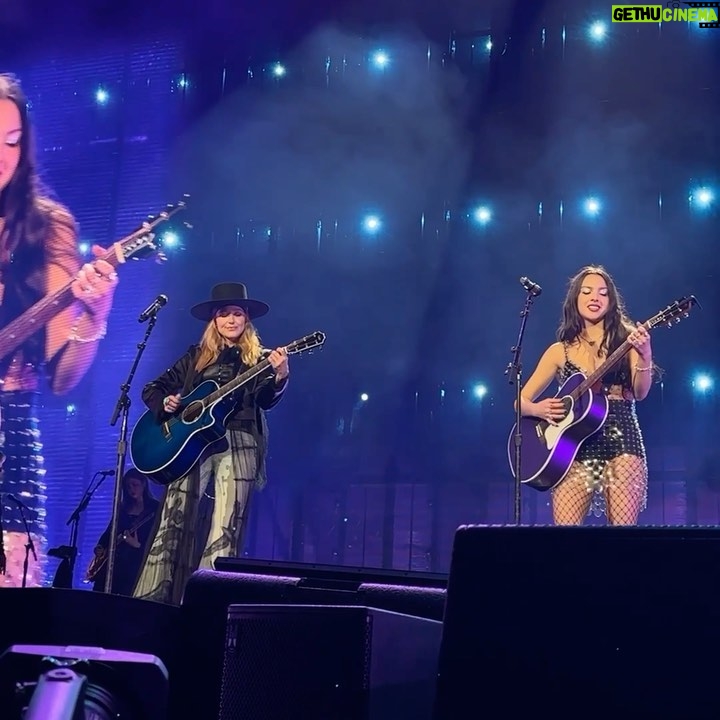 Olivia Rodrigo Instagram - 4 nights at madison square garden!!! whatta way to end this leg of the tour. immensely grateful for all the wonderful people who work so hard on making this show happen every night and thankful for everyone who has bought tickets and jumped and screamed and sang along with me <3 and massive thanks to the magical songwriting genius @jewel for singing one of my all time favs with me the other night. see u soon europe!!!!πππ