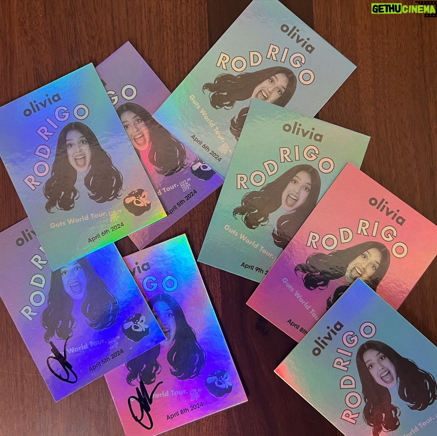 Olivia Rodrigo Instagram - 4 nights at madison square garden!!! whatta way to end this leg of the tour. immensely grateful for all the wonderful people who work so hard on making this show happen every night and thankful for everyone who has bought tickets and jumped and screamed and sang along with me <3 and massive thanks to the magical songwriting genius @jewel for singing one of my all time favs with me the other night. see u soon europe!!!!πππ