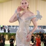 Olivier Rousteing Instagram - Made of Glass at the MET with my Balmain angel @ellefanning 🤍 Styled by @samanthamcmillen_stylist