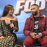 Omari Hardwick Instagram - The train is coming & the fantasy will be made real November 25th! Thank you my beloved our & my hometown of the A….for rolling out the green carpet for this special team of producers, film maker, cast & crew!🙏🏾 #FantasyFootball on @paramountplus ❤️🦅🖤 📸: @ceopeso Shouts: my bro @clay_visions @billieegene @sobellemakeup @just.jalon