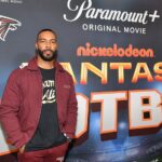 Omari Hardwick Instagram - The train is coming & the fantasy will be made real November 25th! Thank you my beloved our & my hometown of the A….for rolling out the green carpet for this special team of producers, film maker, cast & crew!🙏🏾 #FantasyFootball on @paramountplus ❤️🦅🖤 📸: @ceopeso Shouts: my bro @clay_visions @billieegene @sobellemakeup @just.jalon