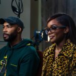Omari Hardwick Instagram - The train is coming & the fantasy will be made real November 25th! Thank you my beloved our & my hometown of the A….for rolling out the green carpet for this special team of producers, film maker, cast & crew!🙏🏾 #FantasyFootball on @paramountplus ❤️🦅🖤 📸: @ceopeso Shouts: my bro @clay_visions @billieegene @sobellemakeup @just.jalon