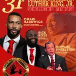 Omari Hardwick Instagram - A Breakfast of Champions…Honoring 1 of The Greatest players to EVER suit up, Dr. MLK., while paying homage to another 1 … @repwilson … for building ALL she has to make the unseen SEEN … to help the forgotten players SCORE. All 5000 of them‼️🦅🚀 Mama Freddi & our TEAM @5000rolemodels … thank you eternally for trusting in my ability to call some of the plays 🙏🏾