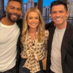 Omari Hardwick Instagram - Thank You As Always My Friends kellyripa & @instasuelos ….for having me over for “breakfast”. Always a filling and righteous hang.🙏🏾💜 * P.S. Y’all Should Tie The Knot…What Are You Waiting For?!😘