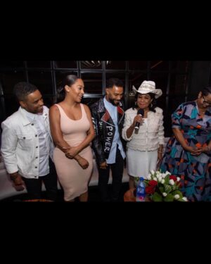 Omari Hardwick Instagram - You have made me smile, You have made me cry tears of joy & pride, You have chosen to often honor a lil ole dusty boy from the dirty south who God birthed with a clean purpose…..
TODAY on this day of your birth-i want to honor You….mountain of a God fearing woman, mother (& equally to me), teacher, mentor, philanthropist, activist, creator, policy maker, game changer, trailblazing, congresswoman, “SHERO”!! 
🦅
With moxie, courage, bravery & boldness….you have often chosen the path of most resistance & with your own level of “good trouble” & eye on the prize…..seen your way to victory. As a culture, as a community, as a country, and as a world…we are ALL better because of this fire & LOVE inside of you. But maybe none…..more than me. May this go round the sun be your wildest & BEST yet! Happiest WORTHday my incomparable Mama Freddi. I am so thankful God, & your folks brought you to us!
 🙏🏾💖😘🎉🙇🏾