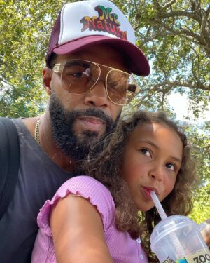 Omari Hardwick Instagram - You are our indescribable gift of a baby girl who God, while creating you, must’ve smiled all day! My life journey before becoming your father & after…have taught me a couple things no doubt. But what I can’t seem to figure out is how you went from this lil mini me or mini mama who i raced 2000 miles to be with before the clock struck midnight on your 4th bday……to this 10 year old HIGH voltage of light love brains & force of Supa Nova(ness)!! Feels overnight 🤯 but  REAL nonetheless!! May God continue to Grant you Mercy & Grace & Protection as you continue on your beautiful forward march of being the perfect big sis to a Buffalo Brave & the perfect rainbow baby/daughtie to the luckiest Papa & Mama in the game. And never forget Mama says…”You are most beautiful on the inside & to always be you.” And that your lil bro says….”You’re his coolest & best friend.” And lastly, that Papa says… “The sky is your floor…soar soar soar!!” WE are soooo proud of how well you’ve done your 1st decade! Ooh how the time flew like the wind…Nova Isreal is 10!! Happiest WORTHday our Supa Vuvvalicious & Baby G Thang! We loooove you beyond words!
💜🎂🦋🦅👑🦅🦋🎂💜