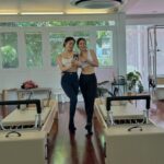 Ornjira Lamwilai Instagram - กลับมาปุ๊ป ออกกำลังกายปั๊ป … and today is her birthdayyy … happy birthday @juju.bangkok all the best to uuu 😊🩷 @namupilates.bangkok