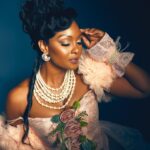 Osas Ighodaro Instagram - 🌷✨ Ready to step into the spotlight for the most fabulous ball of the season 🌷✨#BridgertonNetflix 👗 | @xtrabrideslagos ✨ | @_emmanuelgoodnews 💄 | @adella_makeup 💇🏾‍♀️ | @bernardsmiless 📸 | @photogirlnaija #BridgertonS3 #Netflix #Premiere #actor #blessed 🌷✨