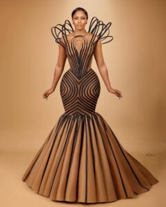 Osas Ighodaro Instagram - ✨ ART at #AMVCA10 ✨ Dress | @veekeejames_official Makeup | @lokengoo Hair | @touchofibee Photography | @officialphotofreak #AMVCA10 #OsasIghodaro #blessed ✨