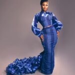 Osas Ighodaro Instagram - 💙 Time for the ‘Time 100’ Gala 💙 📸 | @photogirlnaija 👗 | @dorhann_ 👛 | @_emmanuelgoodnews (styling) 💄 | @dorannebeauty 💇🏾‍♀️ | @touchofibee 📍 | New York City #Time100Gala #Time #blessed 💙