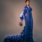 Osas Ighodaro Instagram - 💙 Time for the ‘Time 100’ Gala 💙 📸 | @photogirlnaija 👗 | @dorhann_ 👛 | @_emmanuelgoodnews (styling) 💄 | @dorannebeauty 💇🏾‍♀️ | @touchofibee 📍 | New York City #Time100Gala #Time #blessed 💙