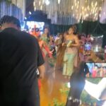 Osas Ighodaro Instagram - 💜 About this weekend … Absolute Beautiful time celebrating my darling boo @andrea.oi and her hubby Eghosa! Congratulations!! Congratulations!! The celebration was like no other and the venue was like a magical dream! Everything was so beautiful! I’m so happy for you both and as an honorary Iyamah sister, lol, it was beautiful to celebrate you both! Congratulations once again & May God bless your union! XoxoxO 💐💜💐 Outfit | @veekeejames_official Makeup | @lokengoo Hair | @touchofibee Gele | @chygele Photography | @officialphotofreak #FortheLoveofEden #AndreaIyamah #wedding #blessed 💐