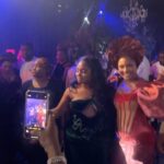 Osas Ighodaro Instagram - 💜 About this weekend … Absolute Beautiful time celebrating my darling boo @andrea.oi and her hubby Eghosa! Congratulations!! Congratulations!! The celebration was like no other and the venue was like a magical dream! Everything was so beautiful! I’m so happy for you both and as an honorary Iyamah sister, lol, it was beautiful to celebrate you both! Congratulations once again & May God bless your union! XoxoxO 💐💜💐 Outfit | @veekeejames_official Makeup | @lokengoo Hair | @touchofibee Gele | @chygele Photography | @officialphotofreak #FortheLoveofEden #AndreaIyamah #wedding #blessed 💐