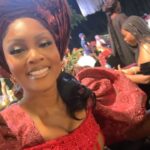 Osas Ighodaro Instagram - 💜 About this weekend … Absolute Beautiful time celebrating my darling boo @andrea.oi and her hubby Eghosa! Congratulations!! Congratulations!! The celebration was like no other and the venue was like a magical dream! Everything was so beautiful! I’m so happy for you both and as an honorary Iyamah sister, lol, it was beautiful to celebrate you both! Congratulations once again & May God bless your union! XoxoxO 💐💜💐 Outfit | @veekeejames_official Makeup | @lokengoo Hair | @touchofibee Gele | @chygele Photography | @officialphotofreak #FortheLoveofEden #AndreaIyamah #wedding #blessed 💐