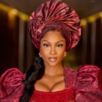 Osas Ighodaro Instagram - 💜 About this weekend … Absolute Beautiful time celebrating my darling boo @andrea.oi and her hubby Eghosa! Congratulations!! Congratulations!! The celebration was like no other and the venue was like a magical dream! Everything was so beautiful! I’m so happy for you both and as an honorary Iyamah sister, lol, it was beautiful to celebrate you both! Congratulations once again & May God bless your union! XoxoxO 💐💜💐 Outfit | @veekeejames_official Makeup | @lokengoo Hair | @touchofibee Gele | @chygele Photography | @officialphotofreak #FortheLoveofEden #AndreaIyamah #wedding #blessed 💐