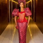 Osas Ighodaro Instagram - 💜 About this weekend … Absolute Beautiful time celebrating my darling boo @andrea.oi and her hubby Eghosa! Congratulations!! Congratulations!! The celebration was like no other and the venue was like a magical dream! Everything was so beautiful! I’m so happy for you both and as an honorary Iyamah sister, lol, it was beautiful to celebrate you both! Congratulations once again & May God bless your union! XoxoxO 💐💜💐 Outfit | @veekeejames_official Makeup | @lokengoo Hair | @touchofibee Gele | @chygele Photography | @officialphotofreak #FortheLoveofEden #AndreaIyamah #wedding #blessed 💐