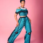 Osas Ighodaro Instagram - 💙 Good looks fade but a good heart keeps you beautiful forever.💙 Photography | @photogirlnaija Outfit | @dna_byiconicinvanity Makeup | @dorannebeauty Hair | @touchofibee #fashion #NigerianFashion #OsasIghodaro #GodisGood 💙
