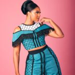 Osas Ighodaro Instagram - 💙 Good looks fade but a good heart keeps you beautiful forever.💙 Photography | @photogirlnaija Outfit | @dna_byiconicinvanity Makeup | @dorannebeauty Hair | @touchofibee #fashion #NigerianFashion #OsasIghodaro #GodisGood 💙