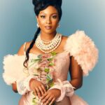 Osas Ighodaro Instagram - 🌷✨ Ready to step into the spotlight for the most fabulous ball of the season 🌷✨#BridgertonNetflix 👗 | @xtrabrideslagos ✨ | @_emmanuelgoodnews 💄 | @adella_makeup 💇🏾‍♀️ | @bernardsmiless 📸 | @photogirlnaija #BridgertonS3 #Netflix #Premiere #actor #blessed 🌷✨