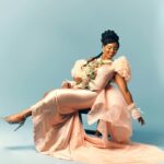 Osas Ighodaro Instagram - 🌷✨ Ready to step into the spotlight for the most fabulous ball of the season 🌷✨#BridgertonNetflix 👗 | @xtrabrideslagos ✨ | @_emmanuelgoodnews 💄 | @adella_makeup 💇🏾‍♀️ | @bernardsmiless 📸 | @photogirlnaija #BridgertonS3 #Netflix #Premiere #actor #blessed 🌷✨