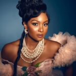 Osas Ighodaro Instagram - 🌷✨ Ready to step into the spotlight for the most fabulous ball of the season 🌷✨#BridgertonNetflix 👗 | @xtrabrideslagos ✨ | @_emmanuelgoodnews 💄 | @adella_makeup 💇🏾‍♀️ | @bernardsmiless 📸 | @photogirlnaija #BridgertonS3 #Netflix #Premiere #actor #blessed 🌷✨
