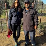 Padma Lakshmi Instagram - Sometimes what you need is to disconnect so that you can connect with your loved one. Littlehands and I were invited to visit a very special wellness center and magical place called @rancholapuerta in Tecate, Mexico for spring break last week. It was gorgeous. We saw magnificent views while hiking every day at the crack of dawn. We also did hip hop exercise classes, Pilates, water flow therapy and aerial yoga. The food was simply made and vegetable forward. Mostly vegetarian with a smattering of eggs, dairy and fish upon request.  They have a wonderful farm where they grow their vegetables as well as goats for cheese. Everyone was super friendly and you really felt a sense of community. It’s been going for 84 years now and the founder Deborah Szekely will celebrate her 102nd birthday next month when she plans to come to NYC to see a few broadway shows. I hope I am as energetic and make it to her age! All in all it was a week in the outdoors hiking and bonding with no internet or television, and plenty of sunshine. #rancholapuertapartner