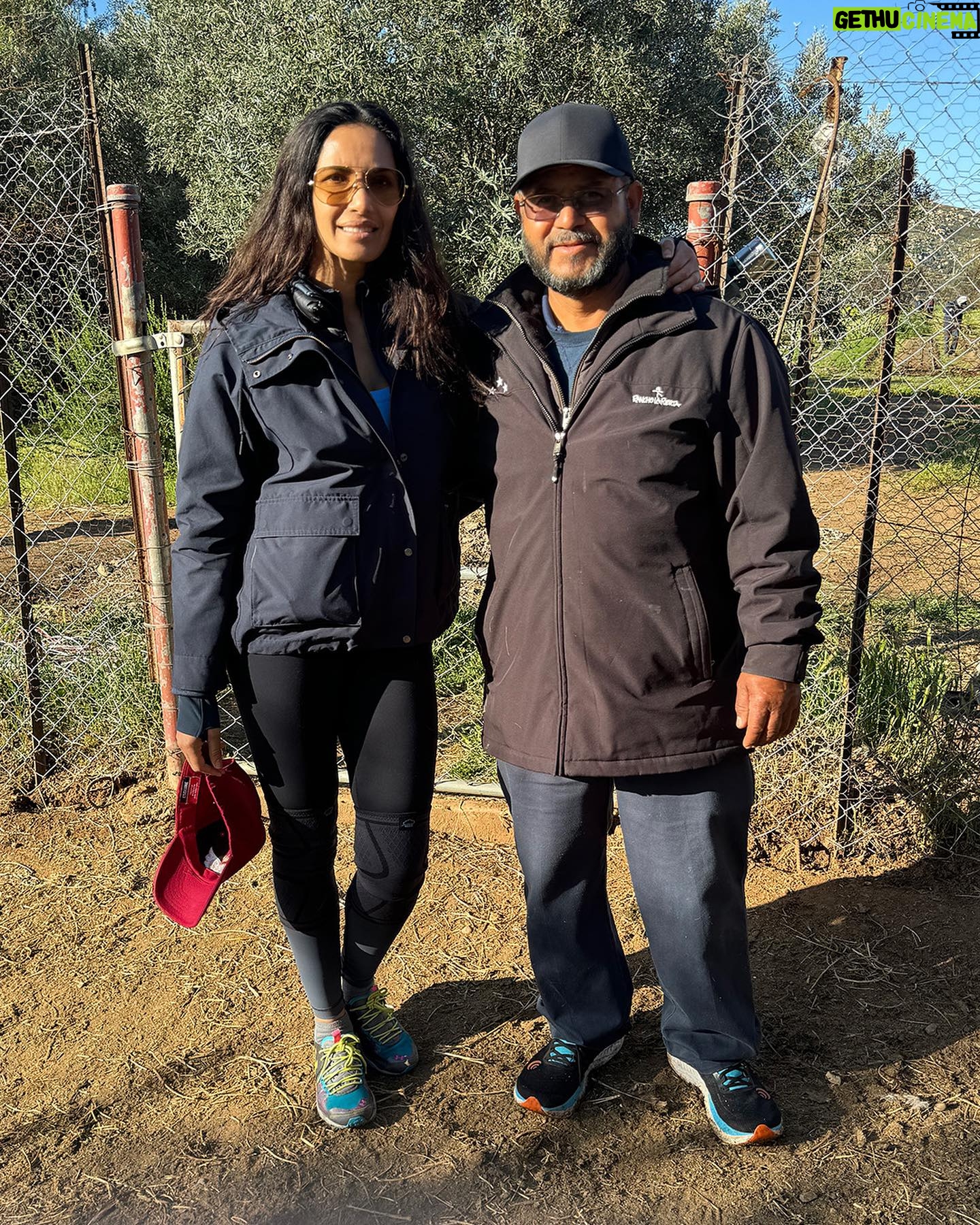 Padma Lakshmi Instagram - Sometimes what you need is to disconnect so that you can connect with your loved one. Littlehands and I were invited to visit a very special wellness center and magical place called @rancholapuerta in Tecate, Mexico for spring break last week. It was gorgeous. We saw magnificent views while hiking every day at the crack of dawn. We also did hip hop exercise classes, Pilates, water flow therapy and aerial yoga. The food was simply made and vegetable forward. Mostly vegetarian with a smattering of eggs, dairy and fish upon request. They have a wonderful farm where they grow their vegetables as well as goats for cheese. Everyone was super friendly and you really felt a sense of community. It’s been going for 84 years now and the founder Deborah Szekely will celebrate her 102nd birthday next month when she plans to come to NYC to see a few broadway shows. I hope I am as energetic and make it to her age! All in all it was a week in the outdoors hiking and bonding with no internet or television, and plenty of sunshine. #rancholapuertapartner