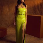 Padma Lakshmi Instagram - What an honor to be recognized by my Asian peers with the Gold Legend award. This night felt surreal! What a coup to work with @chef.vijayakumar to serve our home cooking at such a wonderful fancy gala. Rather than the regular meat and potatoes we had idlis and sambar to start, and for the main we served meen moilee with basmati rice. Simple, elegant and so delicious. The curry leaves from the whole dinner were from my stepdad ’s farm @prasads_curry_leaf. Growing up, I wish I had had something like Gold House. I have always felt like I had to translate who I was and explain my culture. And that can sometimes feel lonely. But I don’t feel that anymore, I feel like Gold House has given me the community I’ve always longed for. A special thank you to @cartier and @cinqasept for my gorgeous jewels and dress. I’m humbled and honored to be a part of @goldhouseco and to have finally found my squad! @kimchi_chic @goldhouseco @alokvmenon @bingchen @chef.vijayakumar @rupikaur_ @poornagraphy @chefmelissaking @cartier Photos by: Jon Kopalof Rodin Eckenroth Tommaso Boddi @kanyaiwana