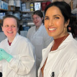 Padma Lakshmi Instagram - In 2009 we launched the Center for Gynepathology Research at MIT (@centerforgynresearch ) – the first lab of its kind in the country. Every few years or so I pop in to check on what's going on and it is always incredible to learn from everyone involved in this important research of endometriosis, infertility, pre-term birth, sexually-transmitted disease, and other pathologies of the female reproductive tract. Fifteen years later I'm still so excited to see everything unfold! Sending a big thank you to all the scientists who took the time to patiently explain the details of their work!