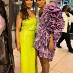 Padma Lakshmi Instagram - What an honor to be recognized by my Asian peers with the Gold Legend award. This night felt surreal! What a coup to work with @chef.vijayakumar to serve our home cooking at such a wonderful fancy gala. Rather than the regular meat and potatoes we had idlis and sambar to start, and for the main we served meen moilee with basmati rice. Simple, elegant and so delicious. The curry leaves from the whole dinner were from my stepdad ’s farm @prasads_curry_leaf. Growing up, I wish I had had something like Gold House. I have always felt like I had to translate who I was and explain my culture. And that can sometimes feel lonely. But I don’t feel that anymore, I feel like Gold House has given me the community I’ve always longed for. A special thank you to @cartier and @cinqasept for my gorgeous jewels and dress. I’m humbled and honored to be a part of @goldhouseco and to have finally found my squad! @kimchi_chic @goldhouseco @alokvmenon @bingchen @chef.vijayakumar @rupikaur_ @poornagraphy @chefmelissaking @cartier Photos by: Jon Kopalof Rodin Eckenroth Tommaso Boddi @kanyaiwana
